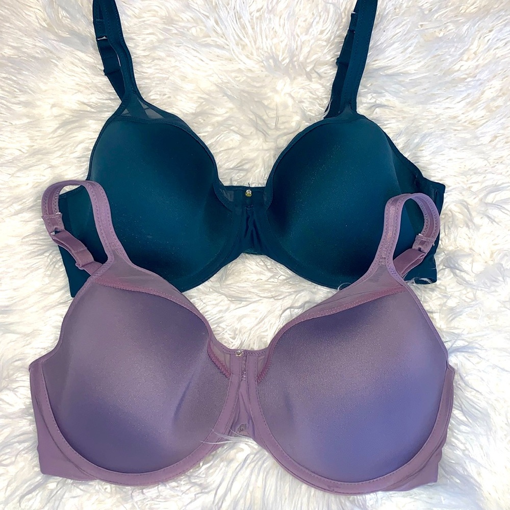 Bali Smooth U ultralight underwire bras Bundle of 2, Sz 40C